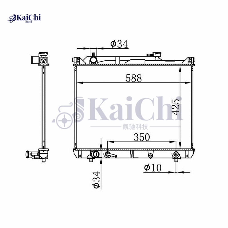 2430 Auto Engine Cooling Radiator Suzuki Grand Vitara 2.5L/2.7L 2001-2005