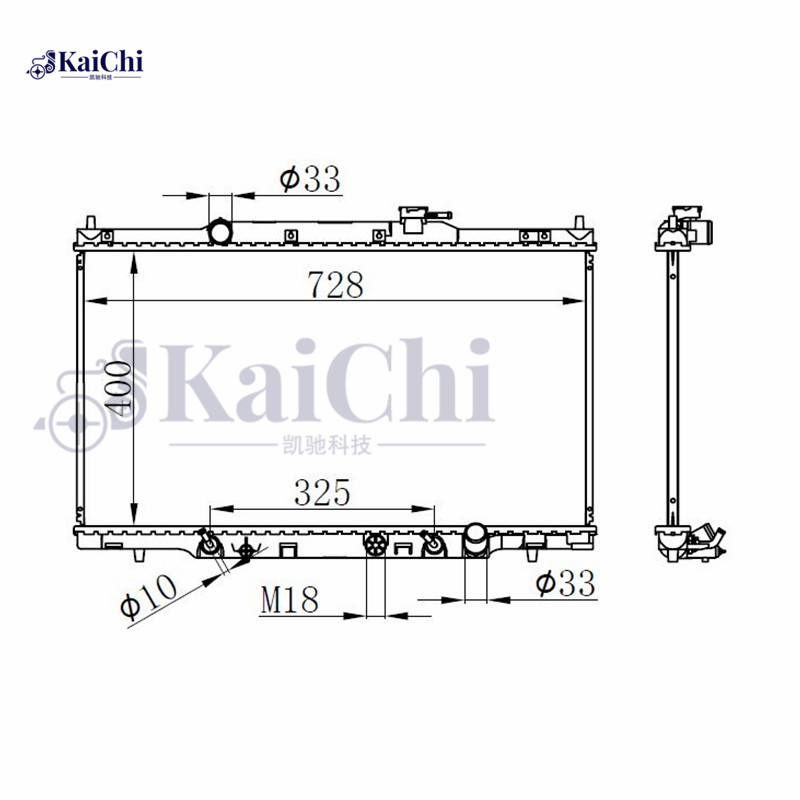 2443 Auto Radiator Honda CR-V 2.4L 2002-2006 / Honda Element 2.4L 2001-2007