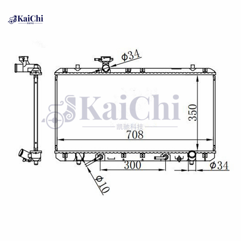2451 Auto Parts Radiator Suzuki Aerio 2.0L/2.3L 2002-2007