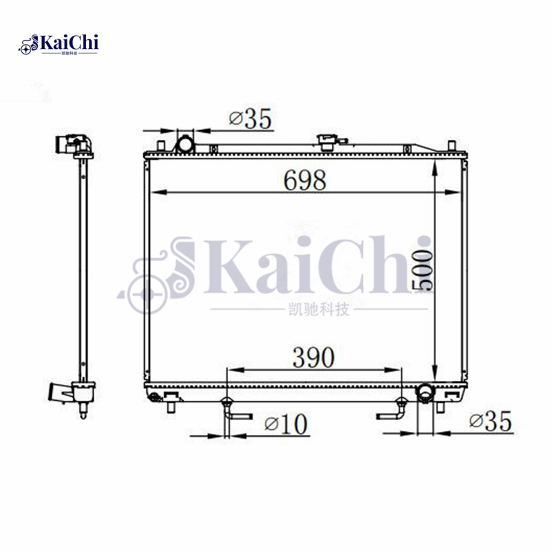 2752 Aftermarket Auto Radiator Mitsubishi Montero V6 3.8L 2003-2006