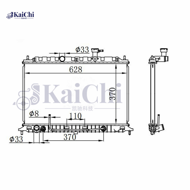 2820 Auto Radiator Kia Rio 1.6L 2005-2011 / Kia Rio5 1.6L 2008-2011