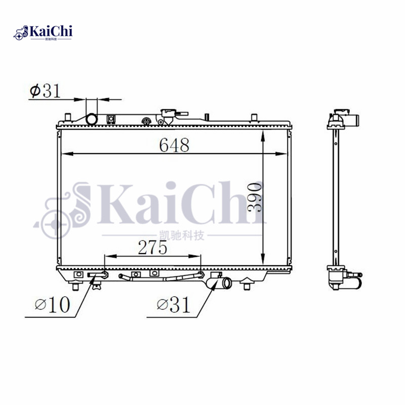 1135 Auto Engine Radiator Mazda 323 1.6L/1.8L 1990-1995 / Mazda Protege 1.8L 1990-1994