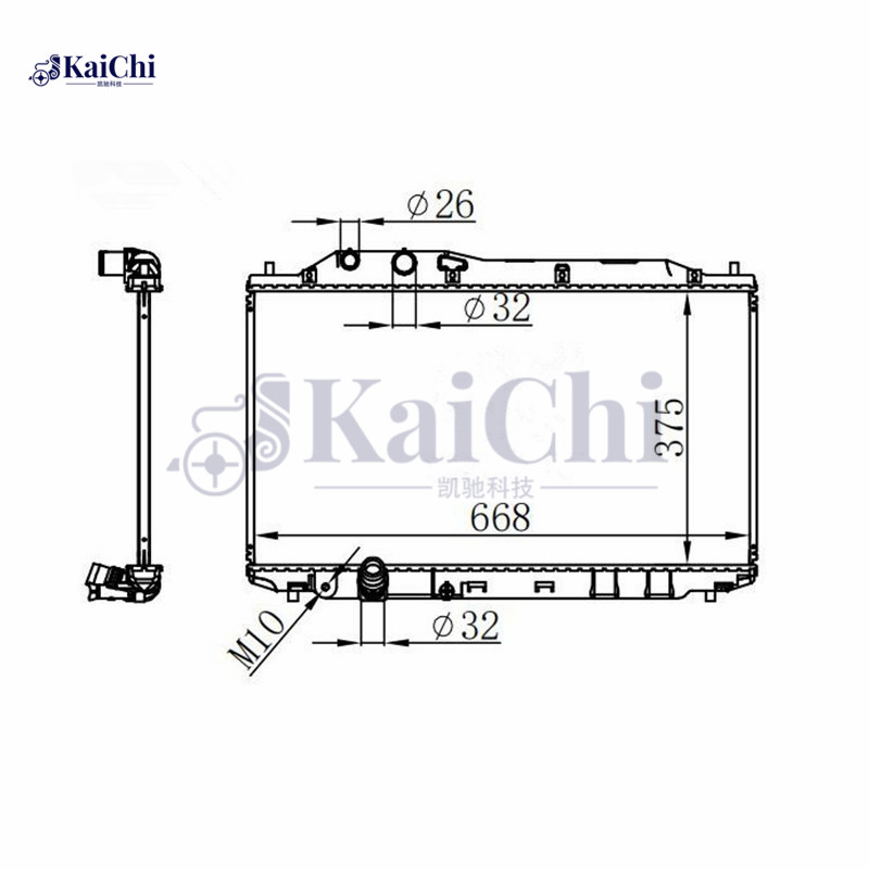2922 Auto Radiator Honda Civic 1.8L 2006-2015 / Acura CSX 2.0L 2006-2011