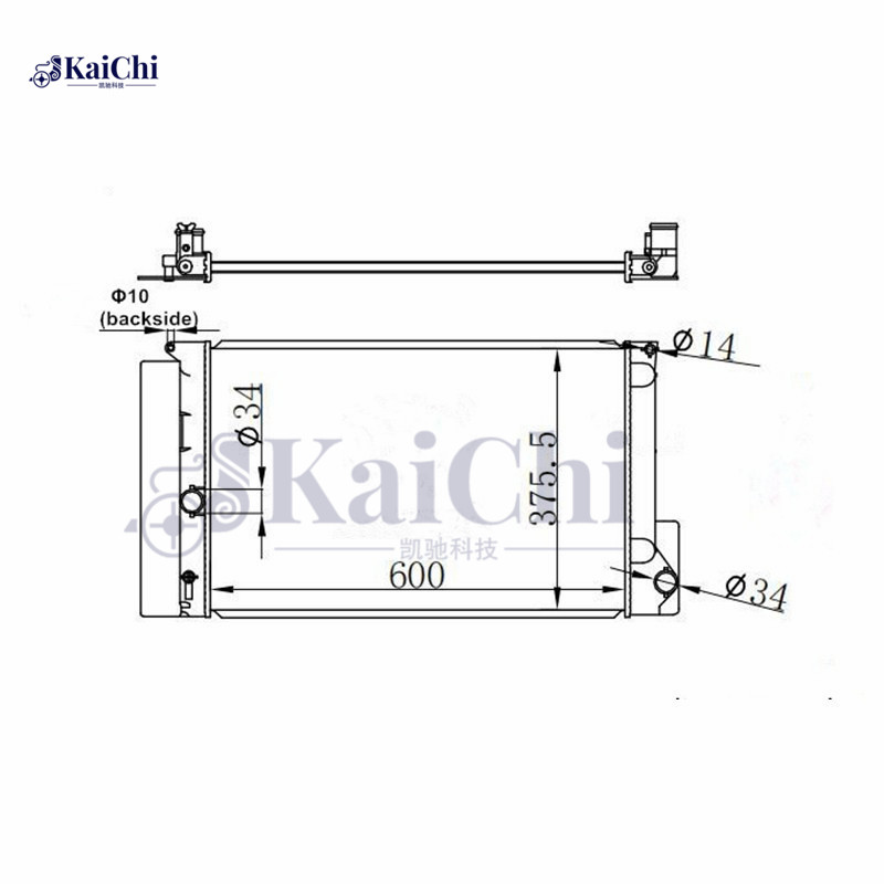 13552 Car Radiator Scion iM 1.8L 2016 / Toyota Corolla iM 1.8L 2017-2018