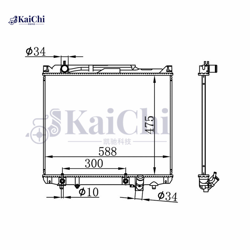 2933 Car Engine Radiator Suzuki XL-7 2.4L 2004-2006