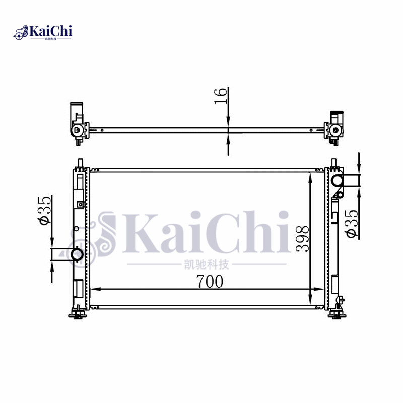 2951 Radiator For 11-14 Chrysler 200 2.4L 3.6L/07-10 Sebring /07-14 Dodge Avenger 2.4L 2.7L 3.5L
