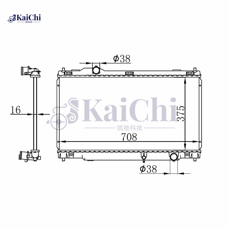 2968 Auto Engine Radiator Lexus IS250 2.5L 2006-2015 / Lexus IS350 3.5L 2006-2015