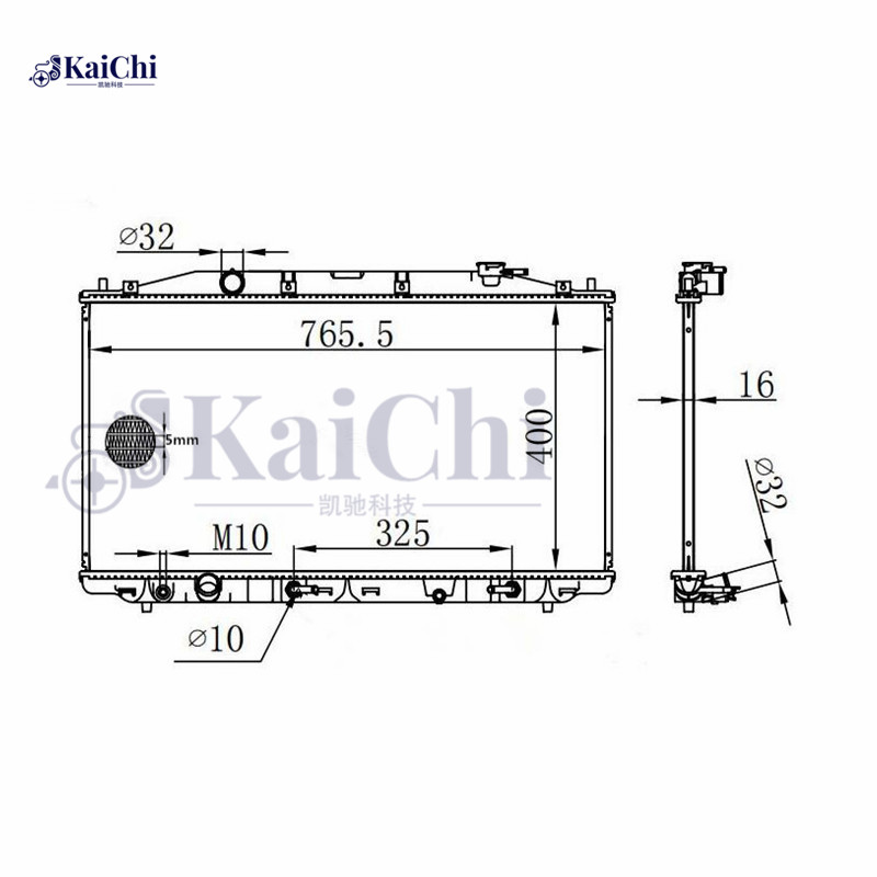 2990 Aftermarket Car Radiator Honda Accord 2.4L 2008-2012 / Honda Crosstour 2.4L 2012-2015