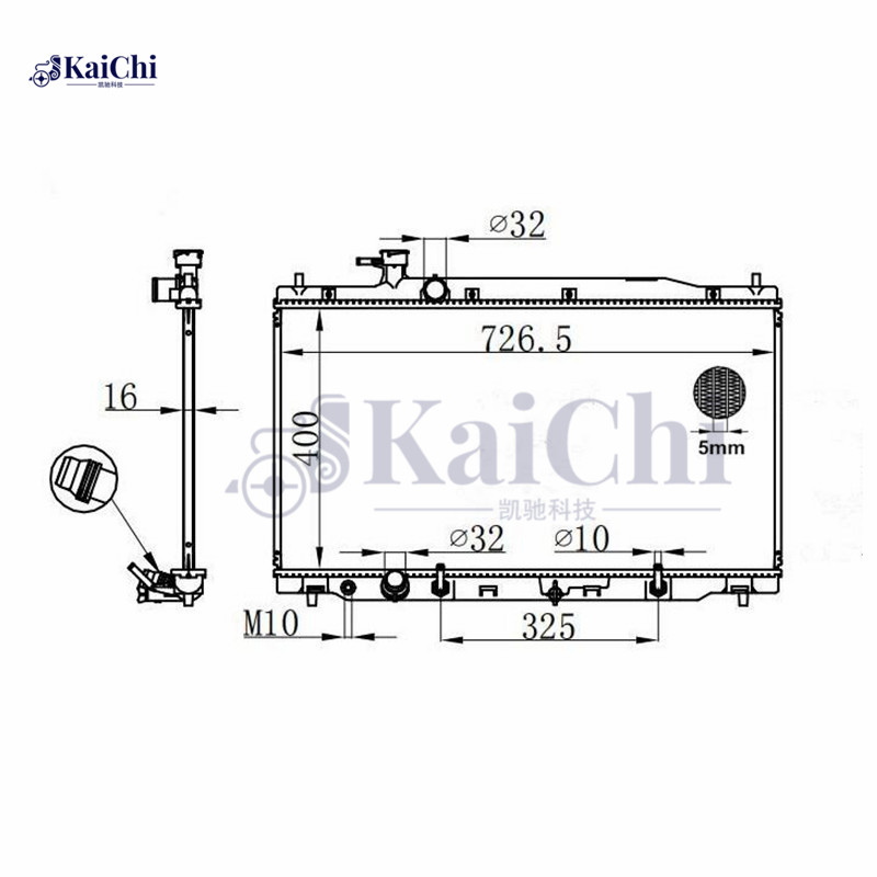 13031 Car Cooling Radiator Honda CR-V 2.4L 2007-2009 USA Built