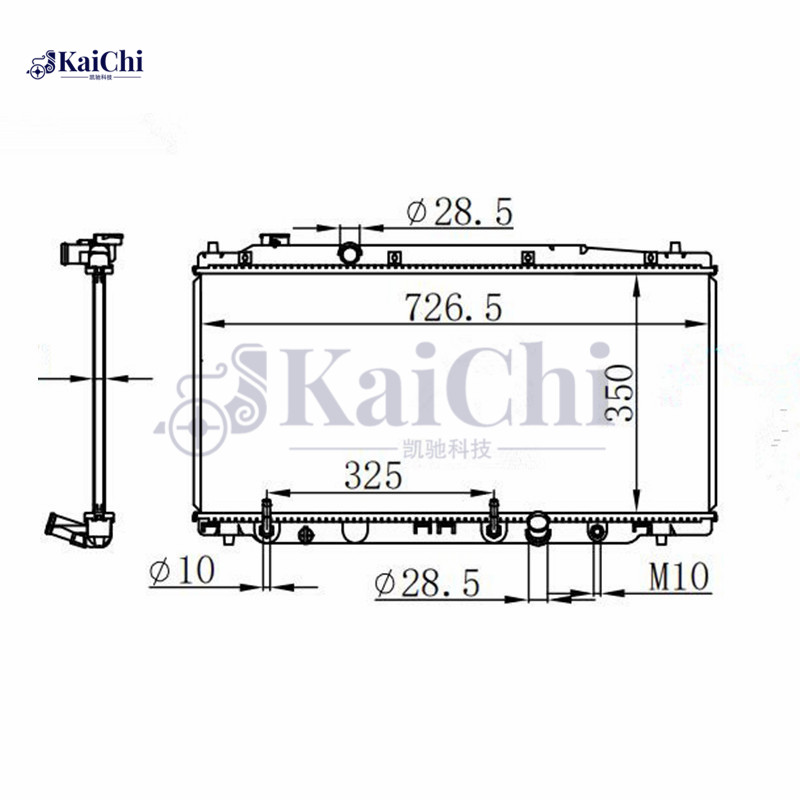 13068 Auto Radiator Replacement Honda City 1.5L 2010-2014 / Honda Fit 1.5L 2009-2014