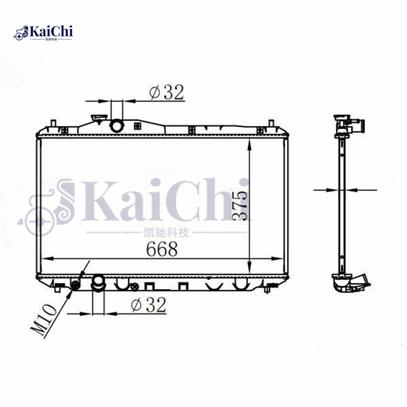 13330 Aluminum Core Radiator Honda Civic 1.8L/2.4L 2012-2015 Canada/Japan Built