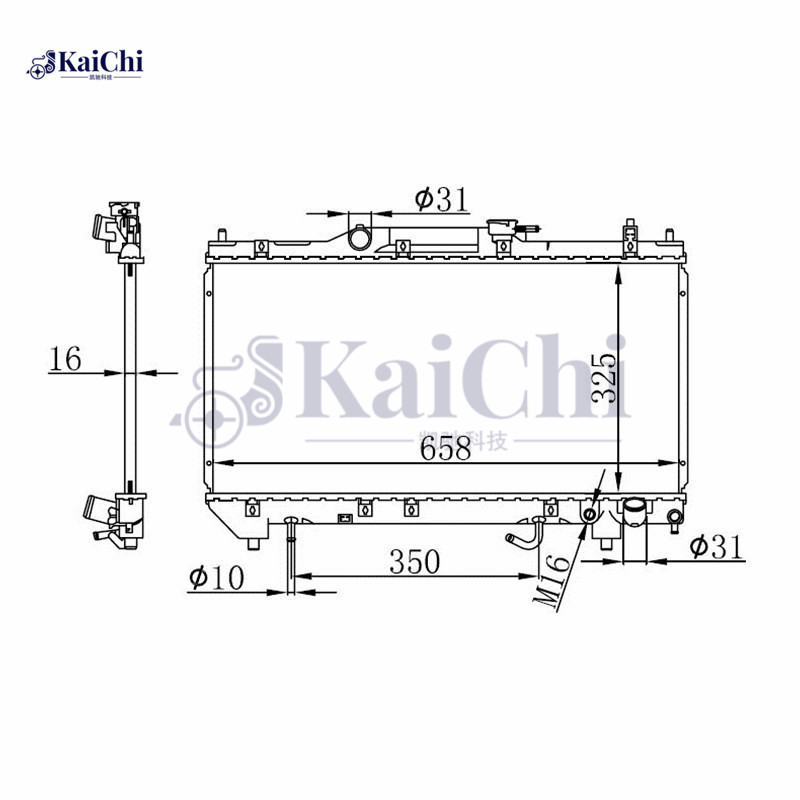 64642A Car Cooling Radiator Toyota Avensis 2.0VVTi 2000-2003 / Toyota Avensis Estate 2.0L 2000-2003 / Toyota Avensis Liftback 2.0L 2000-2003