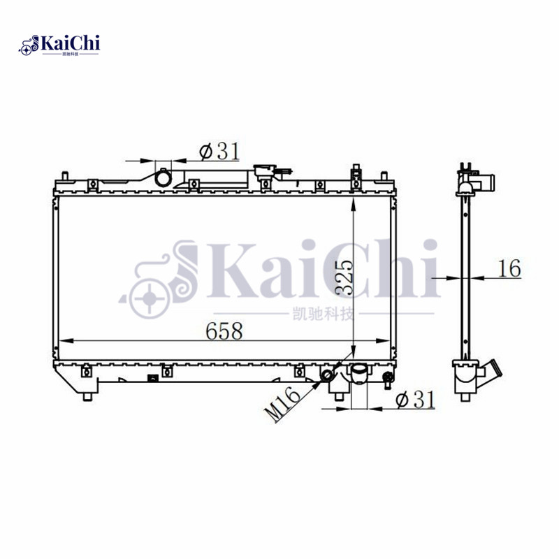64783A Auto Radiator Toyota Avensis ST220 2.0i 1997-2000 Manual / Toyota Avensis Liftback ST220 2.0i 1997-2000 Manual / Toyota Avensis Estate ST220 2.0i 1997-2000 Manual