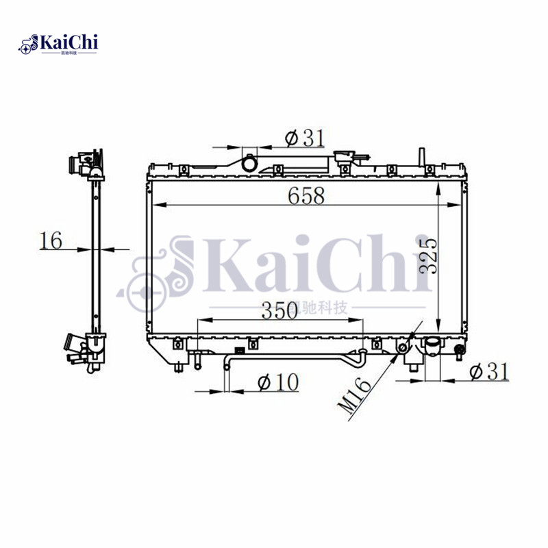 64802A Engine Cooling Radiator Toyota Carina E MK VI 2.0GTi 1992-1997