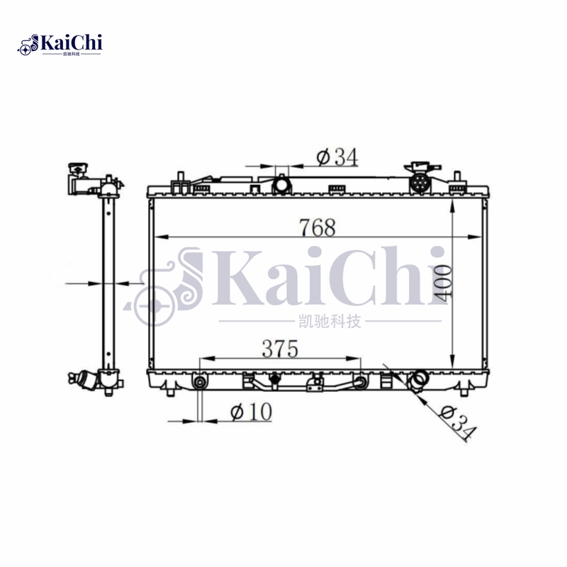 2817 Auto Radiator For 07-11 Toyota Camry US Built/05-12 Avalon/09-16 Venza 3.5L