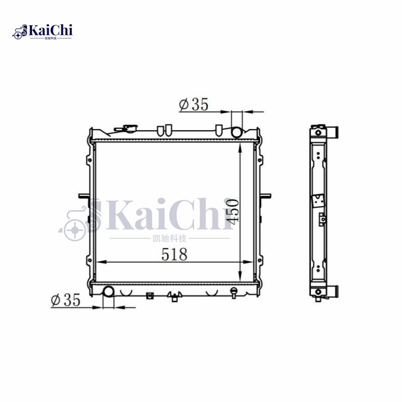 66642 Car Radiator For Kia Sportage K00 2.0L 94-03 MT