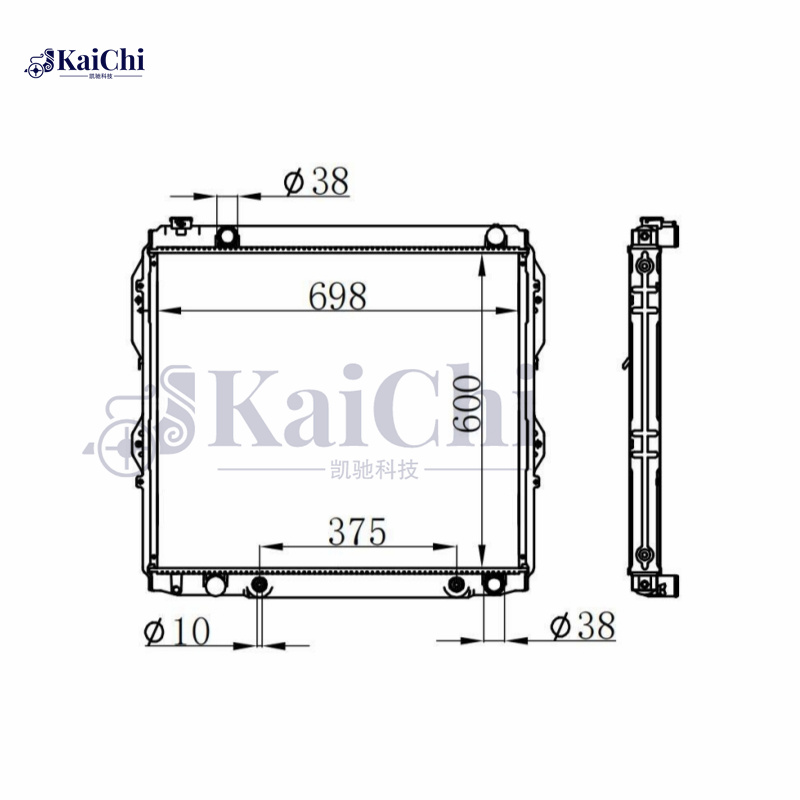 2376 Auto Engine Radiator For 01-07 Toyota Sequoia/04-06 Tundra 4.7L