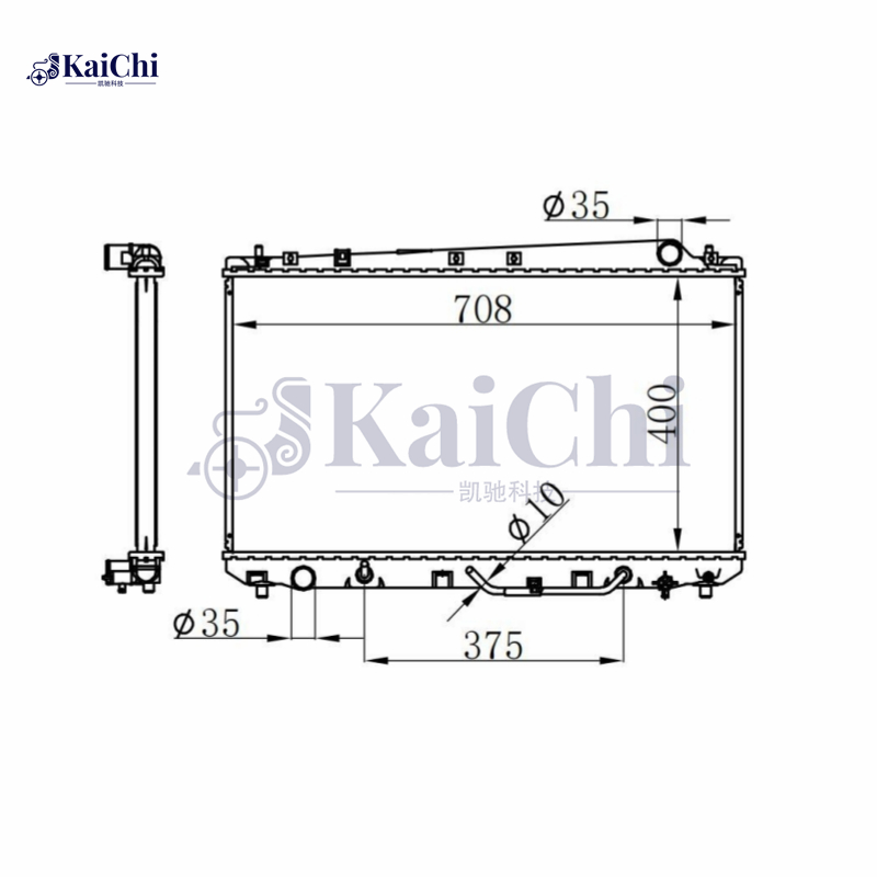 2324 Coolant Radiator For 00-04 Toyota Avalon 3.0L