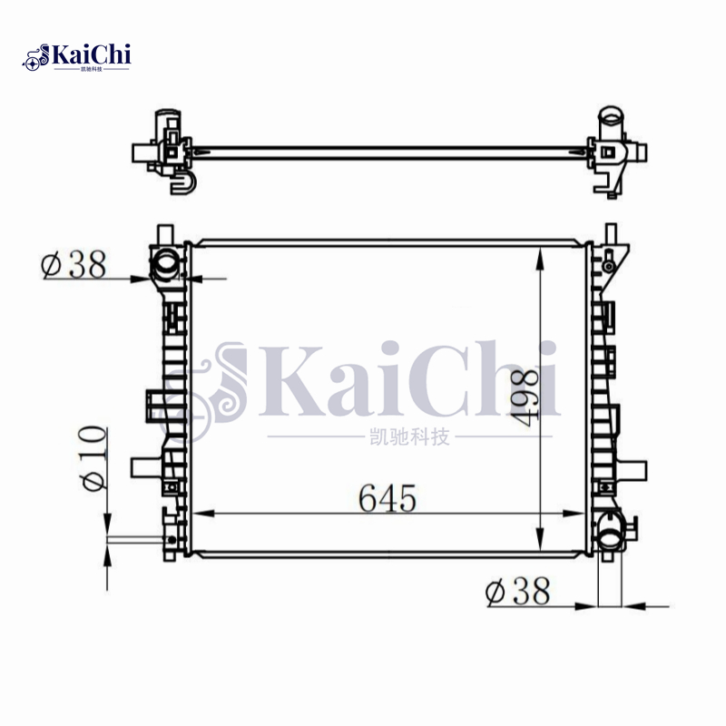 2852 Aluminum Radiator Fits 06-11 Ford Crown Victoria/Mercury Grand Marquis/Lincoln Town Car 4.6L