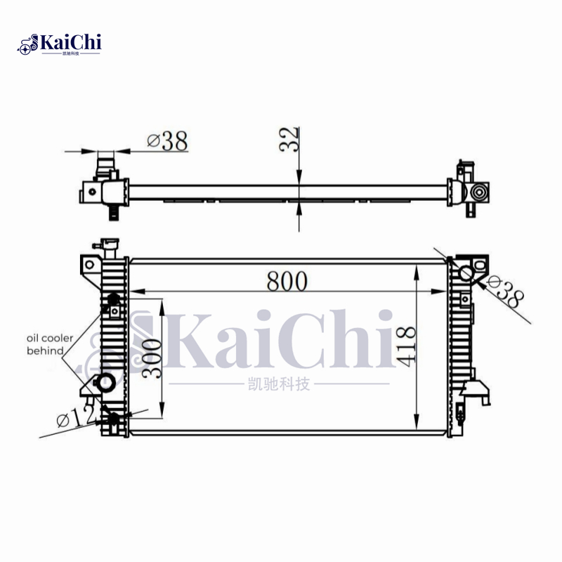 13099 Engine Radiator For 09-14 Ford Expedition 5.4L/09-10 F-150 4.6L 5.4L