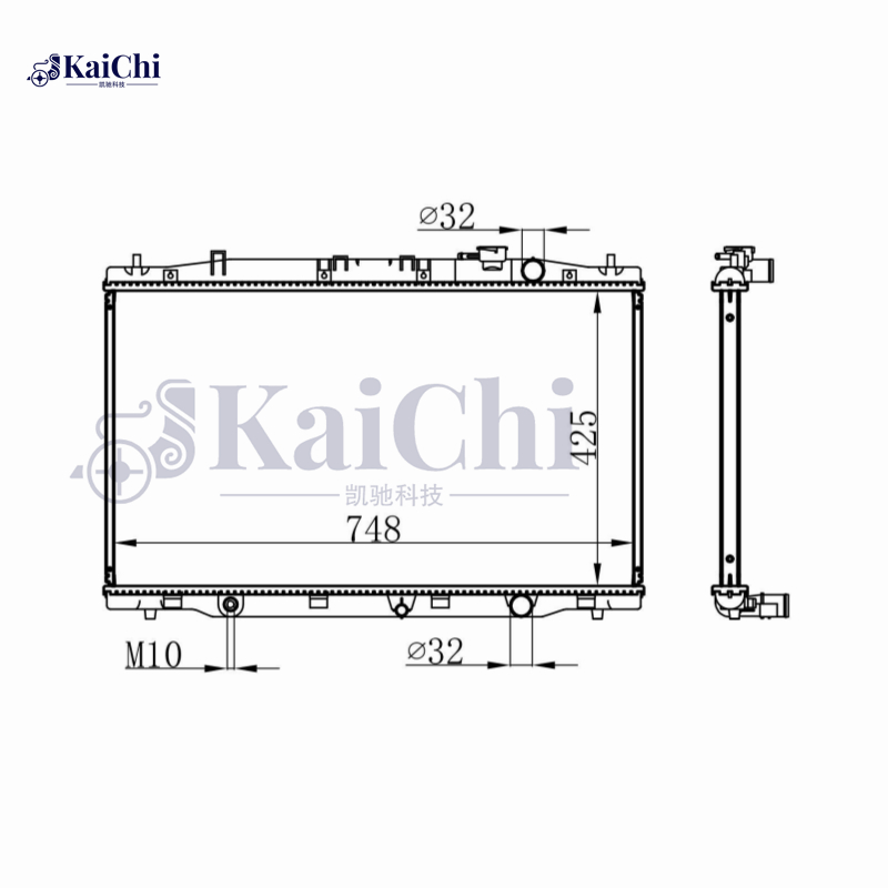 606443 Radiator Engine Cooling For 2013- Honda CR-V IV SUV N16A1/N16A4 1.6D