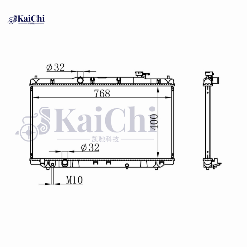 13516 Aluminum Core Engine Cooling Radiator For 15-20 Acura TLX 3.5L