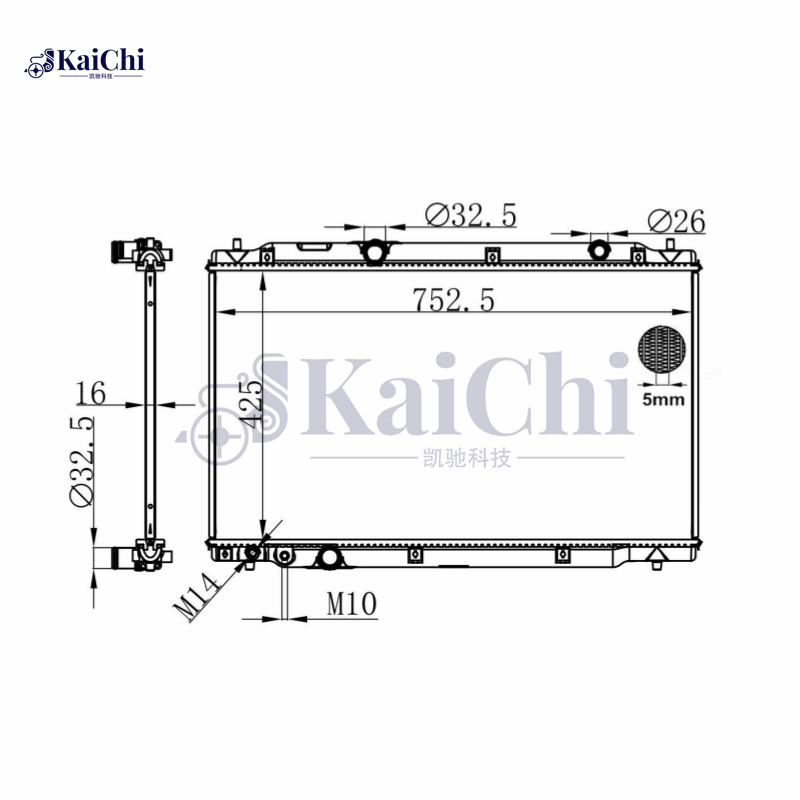 13888 Replacement Engine Radiator Fits 20-22 Honda CR-V Hybrid 2.0L