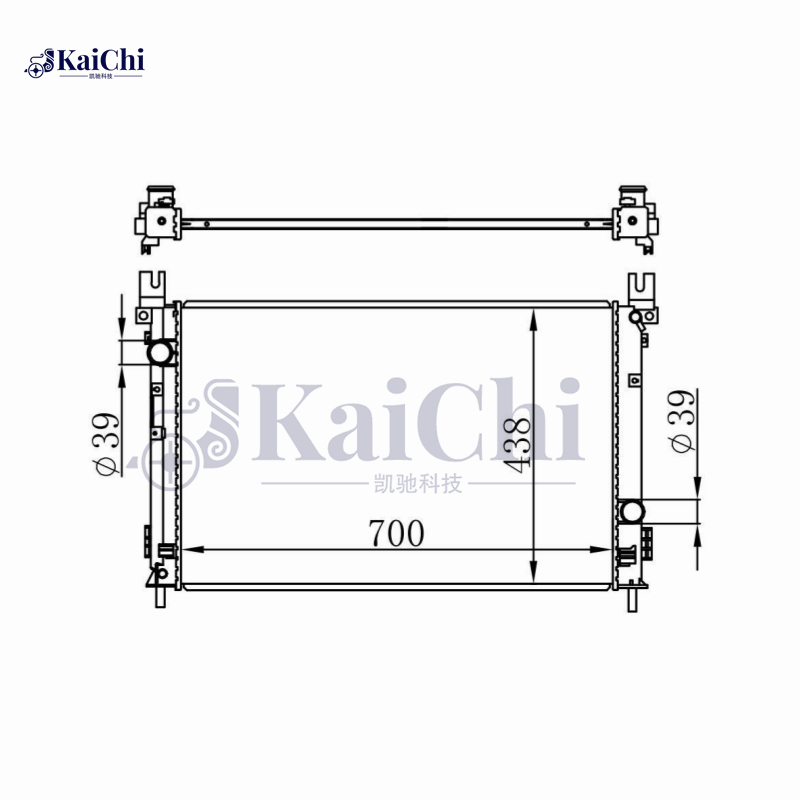 2702 Aluminum Core Radiator OE Replacement For 04-06 Chrysler Pacifica 3.5L 3.8L