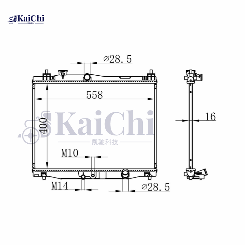 606183 Radiator Engine Cooling For 2015- Honda Jazz IV/Fit IV/Monocab/Fit III 1.3L 1.5L