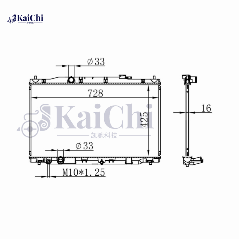 13314 Car Radiator For 12-16 Honda CR-V EX EX-L i-Style LX SE Touring 2.4L
