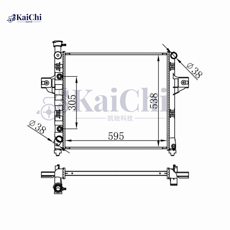 2262 Engine Radiator For 99-04 Jeep Grand Cherokee Laredo Limited Sport 4.0L