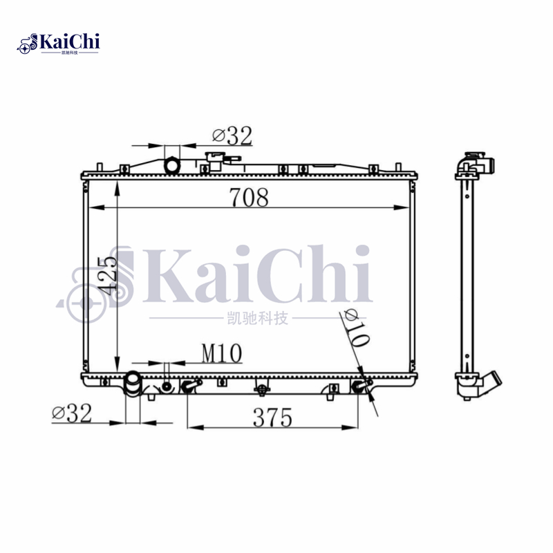 2939 Replacement Aluminm Radiator For 07-08 Acura TL 3.2L 3.5L