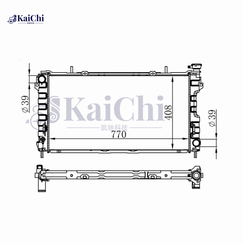 2311 Auto Radiator For 01-04 Dodge Grand Caravan/Chrysler Town Country Grand Voyager 3.3L/3.8L