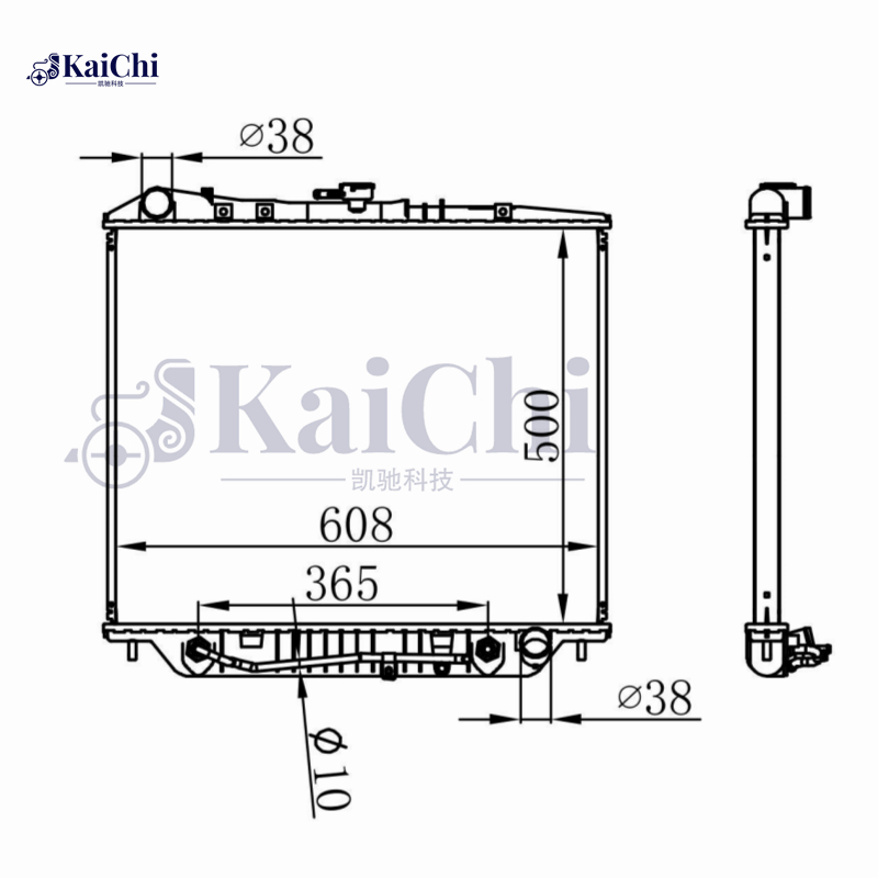 1302 Aluminum OE Style Radiator For 96-99 Acura SLX/92-02 Isuzu Trooper 3.2L 3.5L