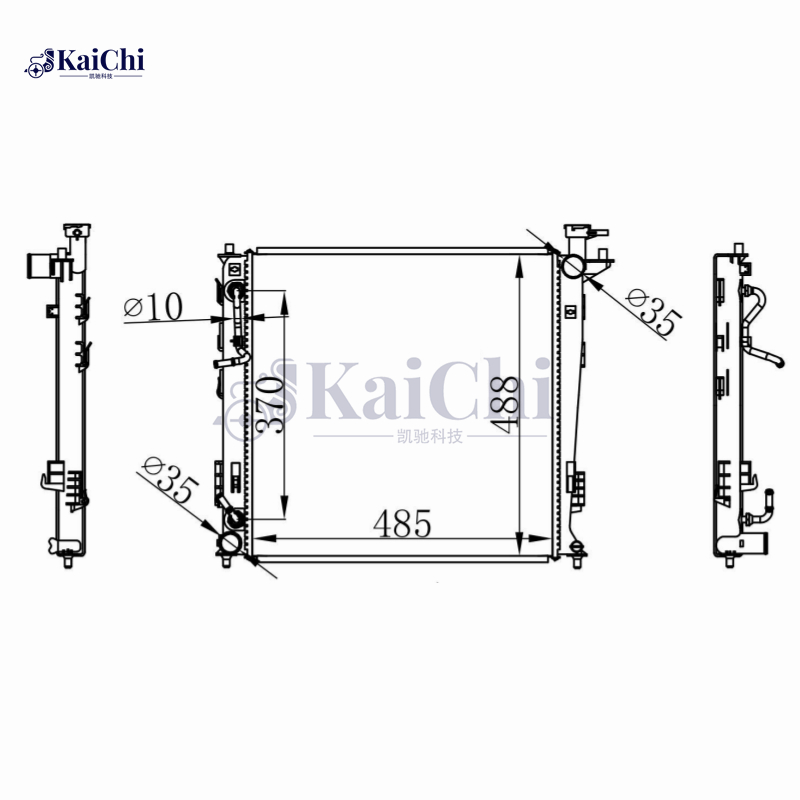13324 Replacement Radiator Kia Sportage 2.0L 2011-2016