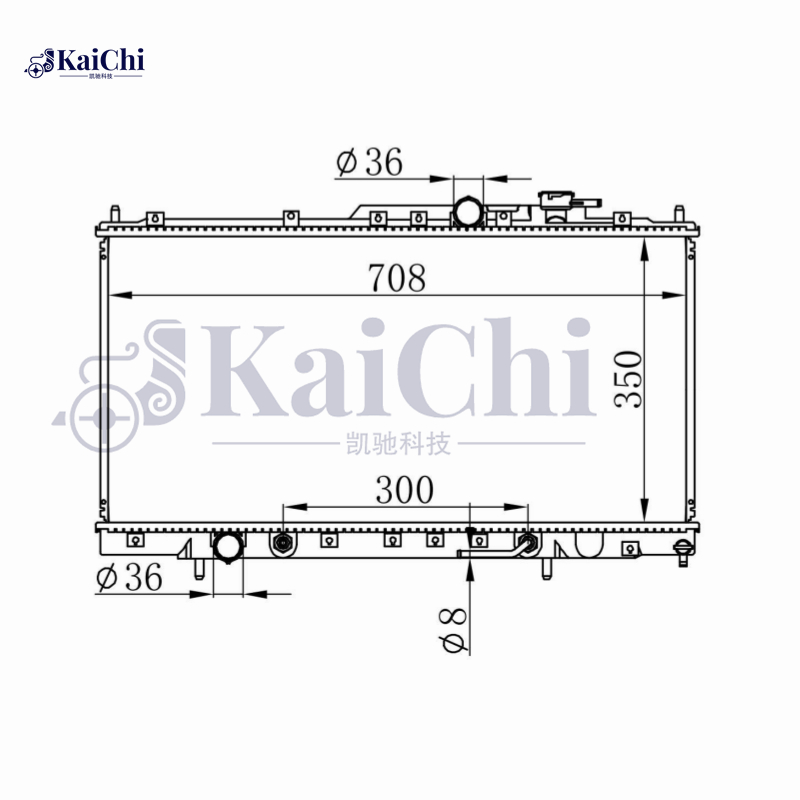 2438 Engine Radiator For 01-05 Mitsubishi Eclipse/Dodge Stratus/Chrysler Sebring 2.4L