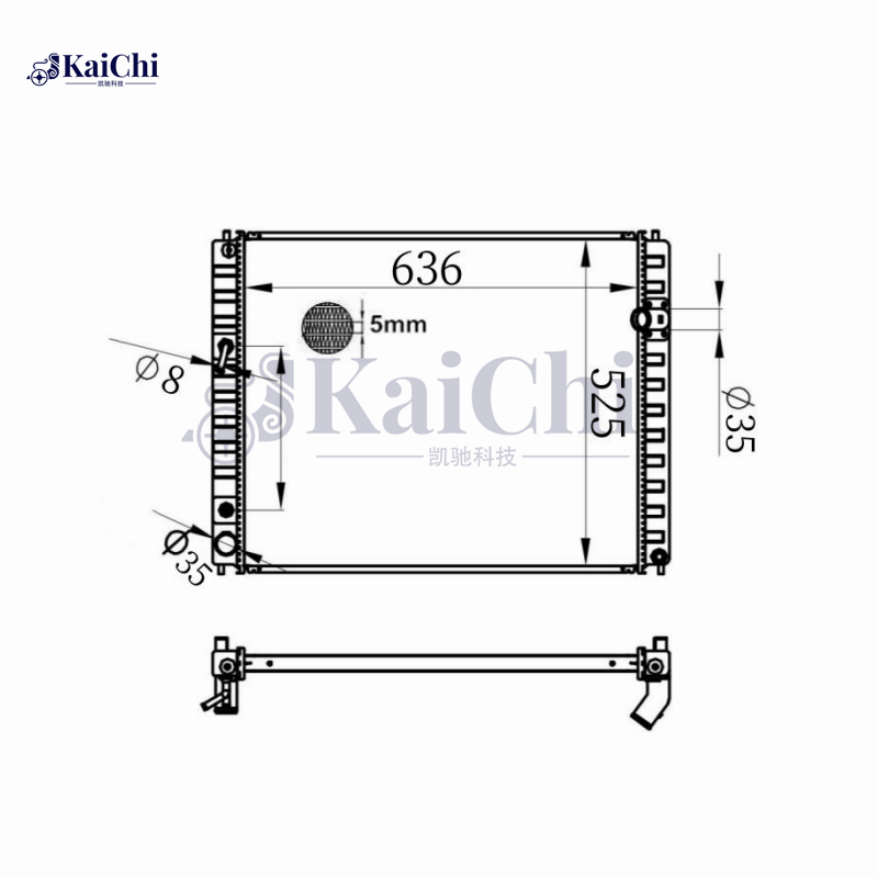 13079 OE Style Radiator For 09-12 Infiniti FX35 3.5L/2013 FX37 3.7L/09-13 FX50/13-20 QX70 5.0L