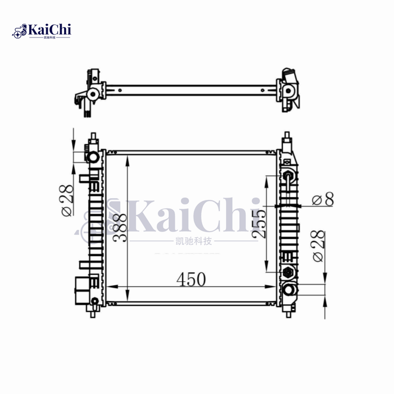 606129 Car Radiator For 12-21 Nissan Almera N17 1.5L 214603AU1A