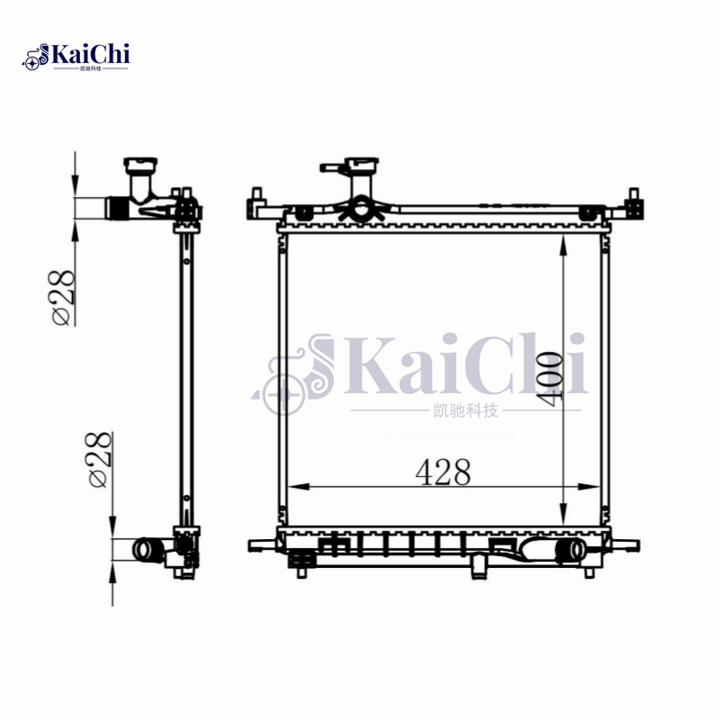 68770 Engine Radiator For 10-15 Nissan Micra MK IV 1.2L 214101HC1A
