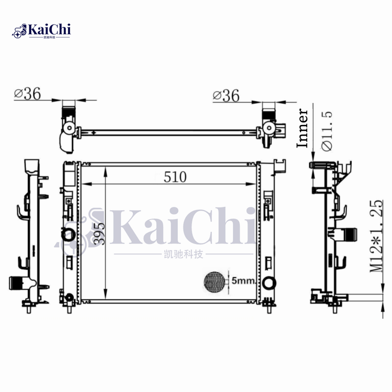 13852 Engine Radiator For 20-23 Nissan Sentra 2.0L 214106LB0B