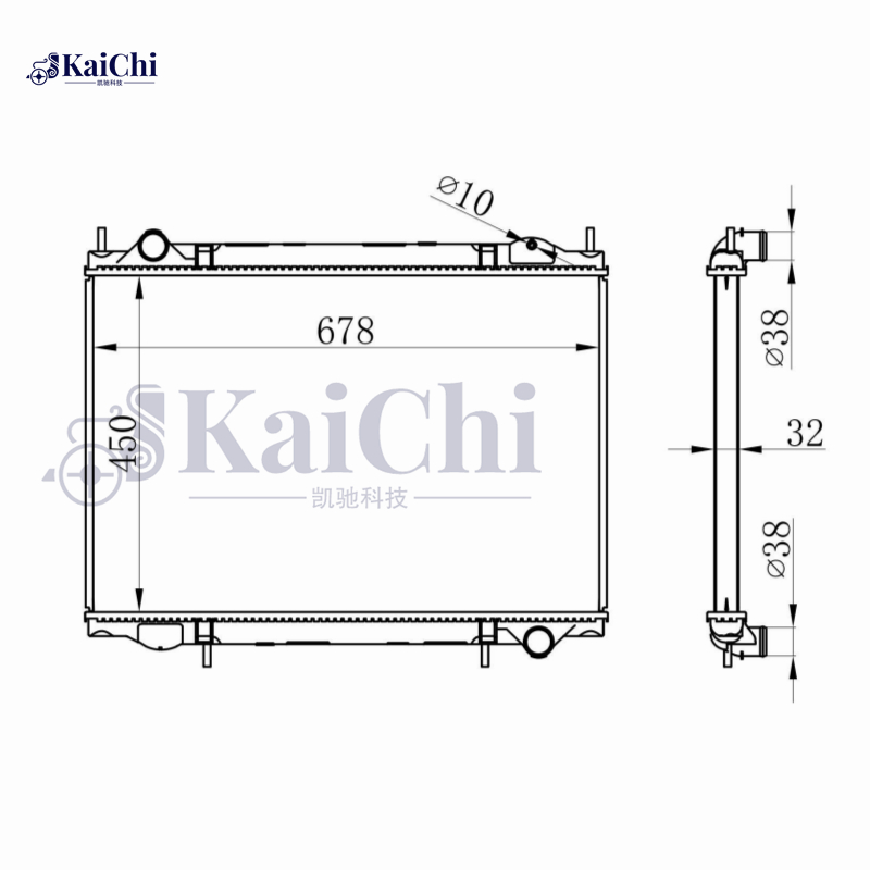 214106S300 Engine Radiator 02-08 Nissan Frontier/Xterra 2.8TDi 4X4