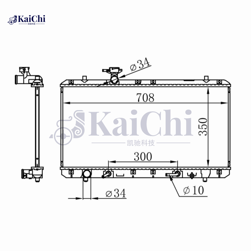 64166A Engine Cooling Radiator For 01-22 Suzuki Liana 1.6L 1770054G10