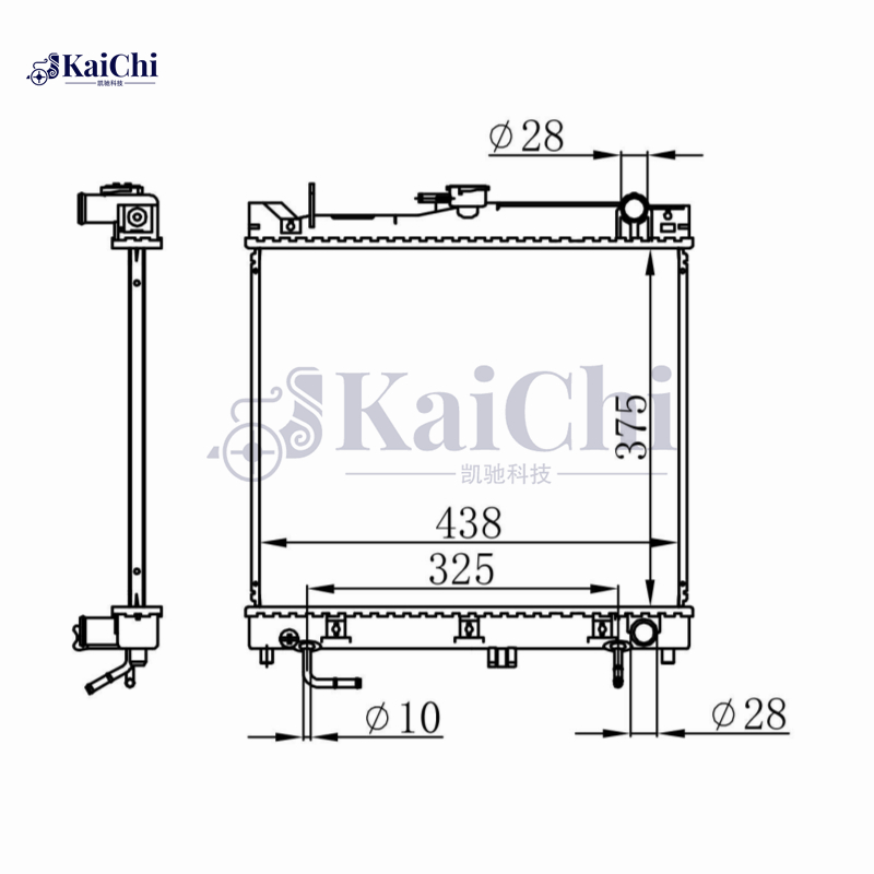 641753 Nissens Coolant Radiator For 1998- Suzuki Jimny SN413 G13BB 1.3L 1770080A10