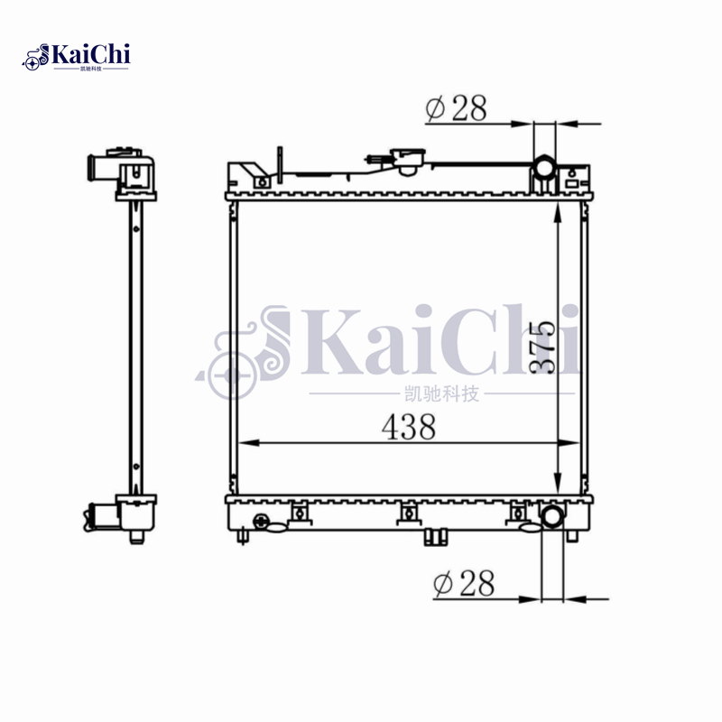 64162 Nissens Coolant Radiator For 1998- Suzuki Jimny SN413 G13BB 1.3L Manual 1770080A00