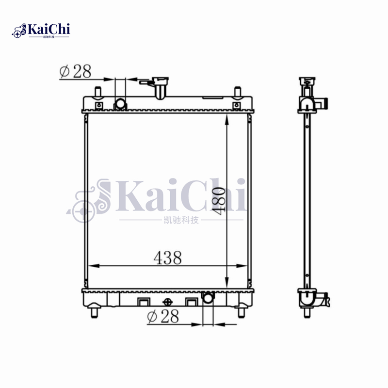 1770061J00 Engine Radiator 05-09 Suzuki APV/Supper Carry 1.6L Manual