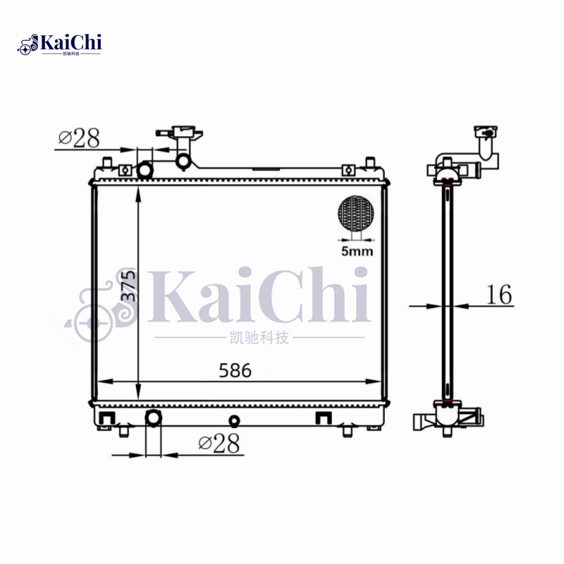 606700 Engine Cooling Radiator For 2017- Suzuki Swift V AZ 1.0L 1.2L 1770052R00