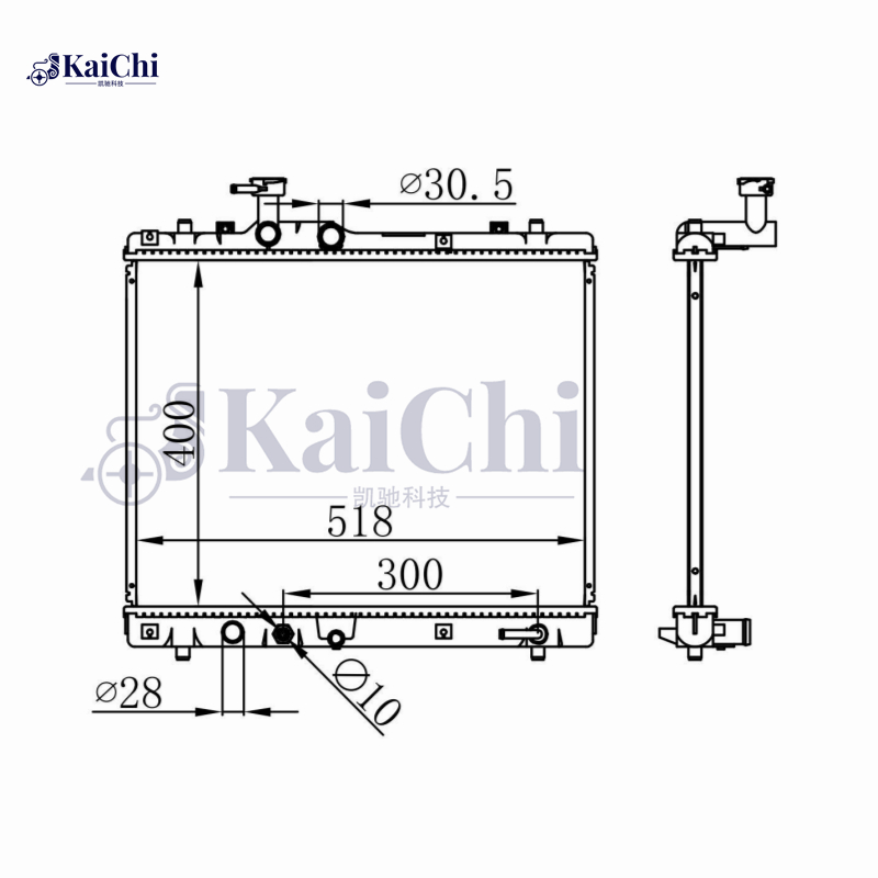 641758 Car Radiator For 2010- Suzuki Swift IV FZ NZ 1.2L/2012- 1.6L Manual 1770069L00