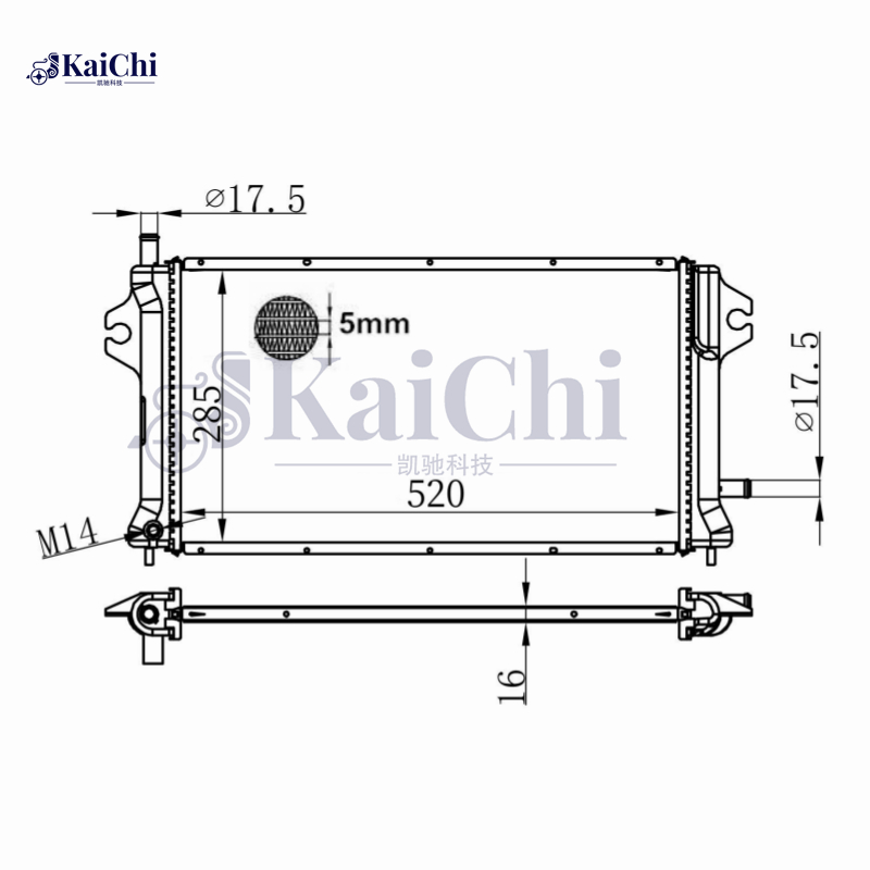 13821 Inverter Radiator For 18-20 Mitsubishi Outlander PHEV 2.0L 2.4L 1350A898