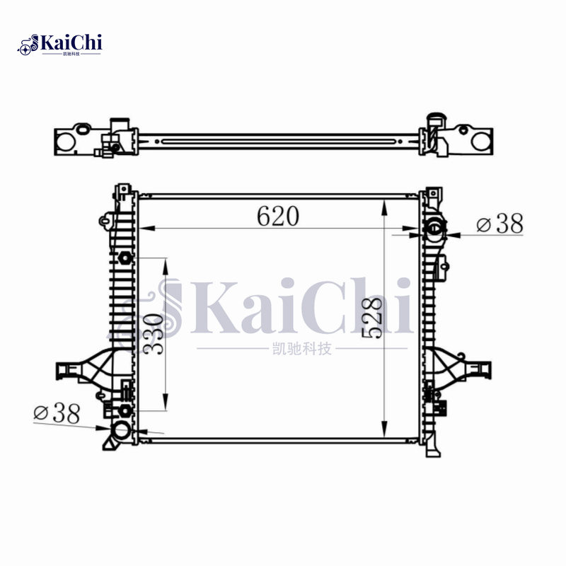 2878 Car Radiator For 03-14 Volvo XC90 2.5L 3.2L 2.9L 4.4L 8602674