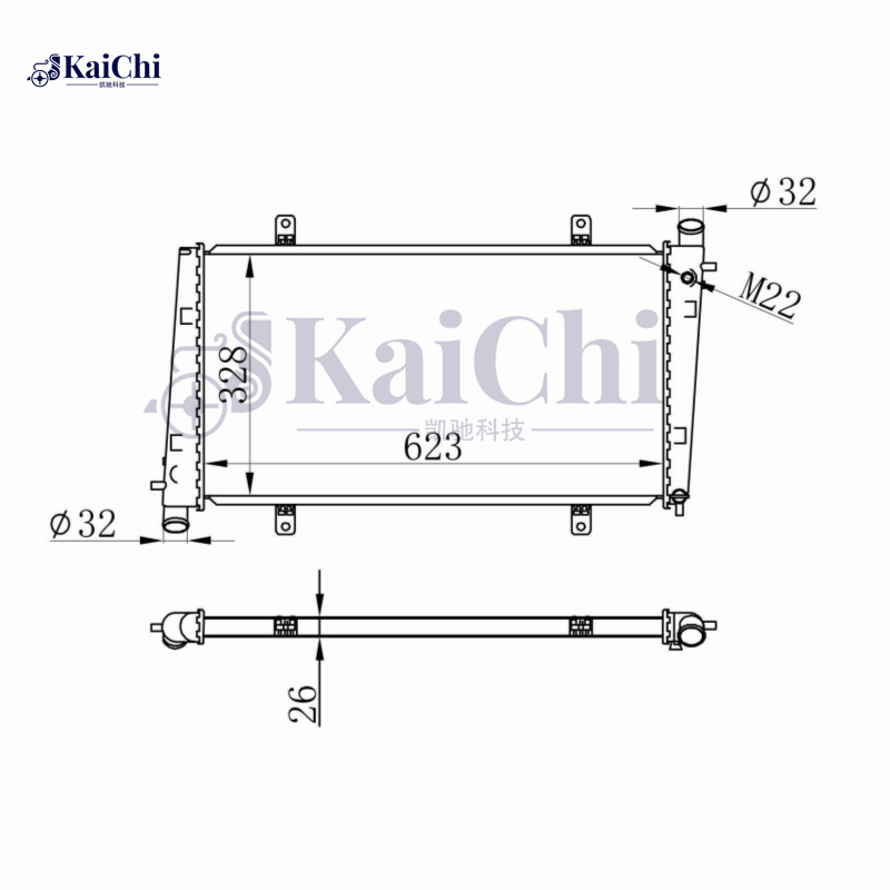2400 Engine Radiator For 00-04 Volvo S40 V40 1.9L 86021177